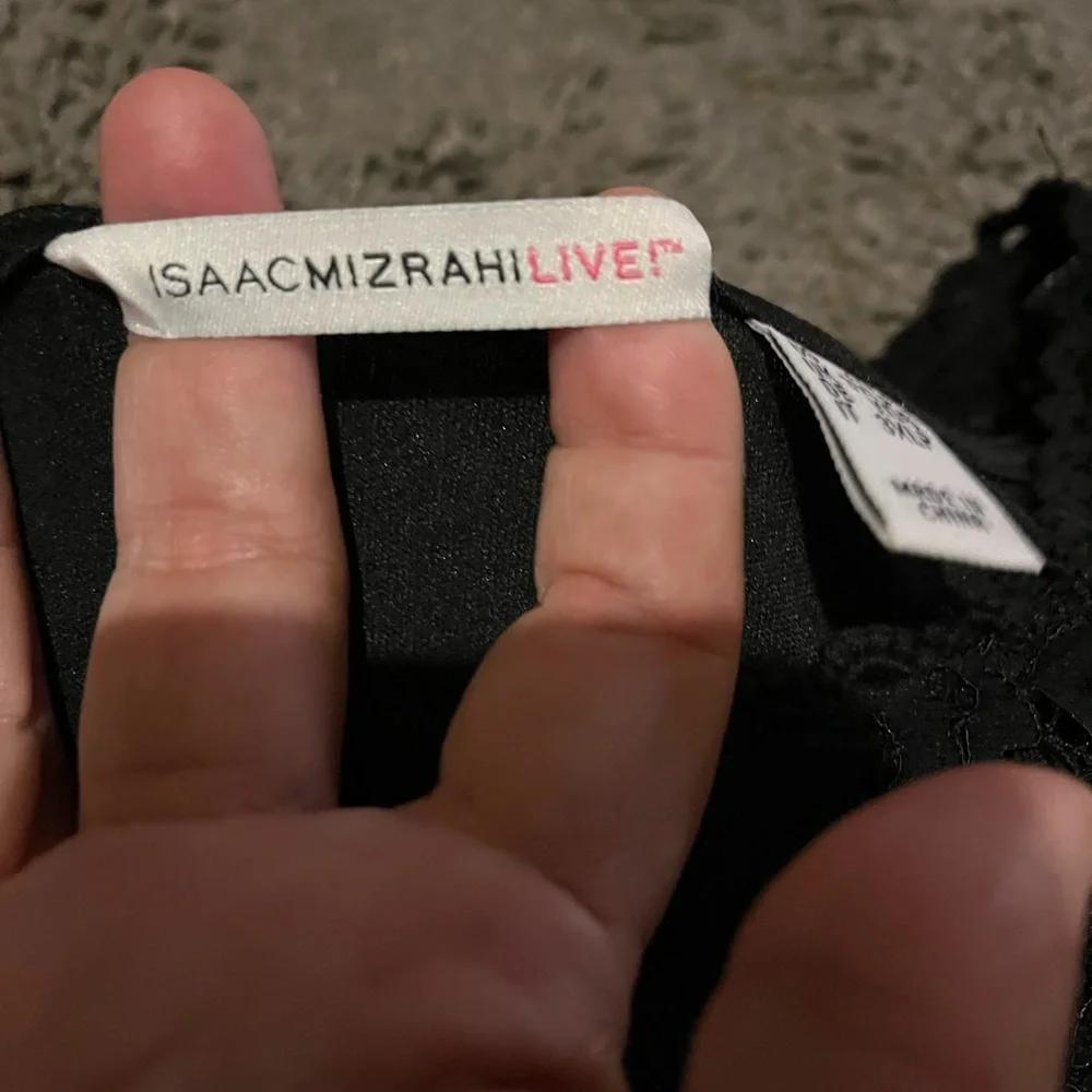 Isaac Mizrahi Elegant‎ Black Lace Dress size 2xl - Picture 3 of 6